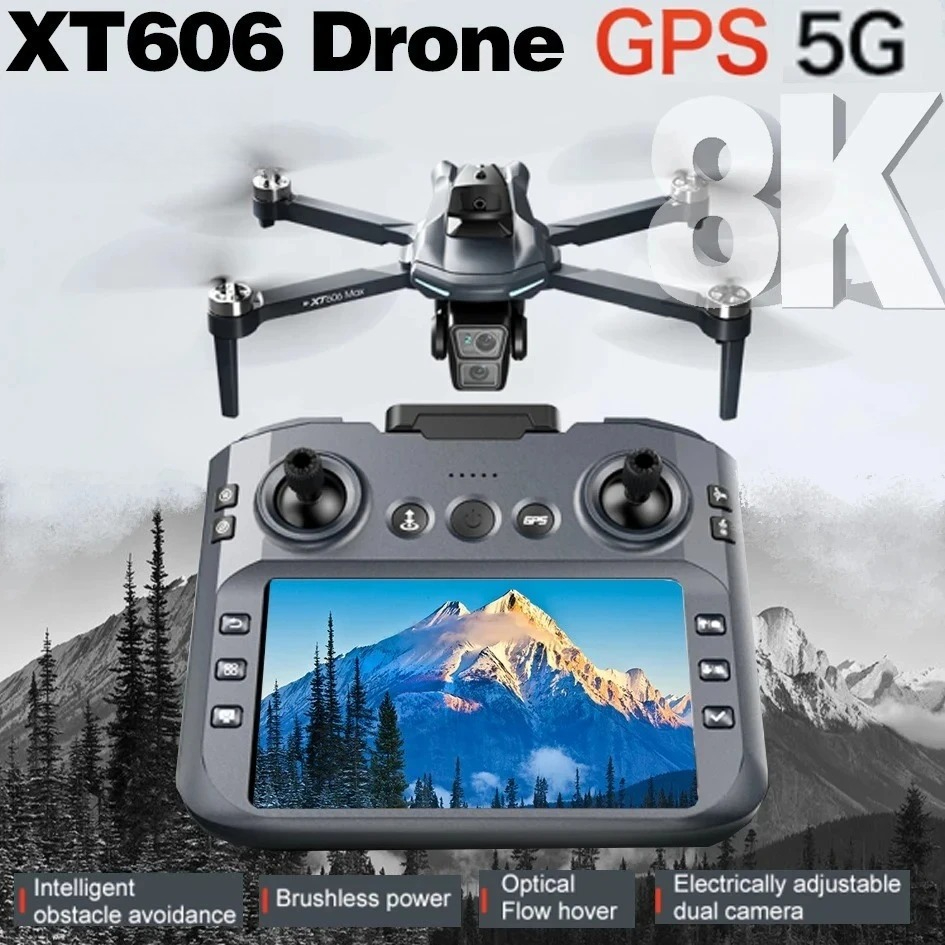 Drone Multispectral - Original XT606 Drone Professional 8K HD