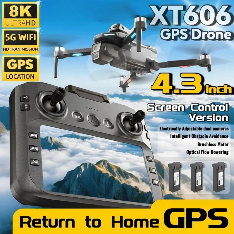 Drone Multispectral - Best Deal XT606 MAX Drone GPS