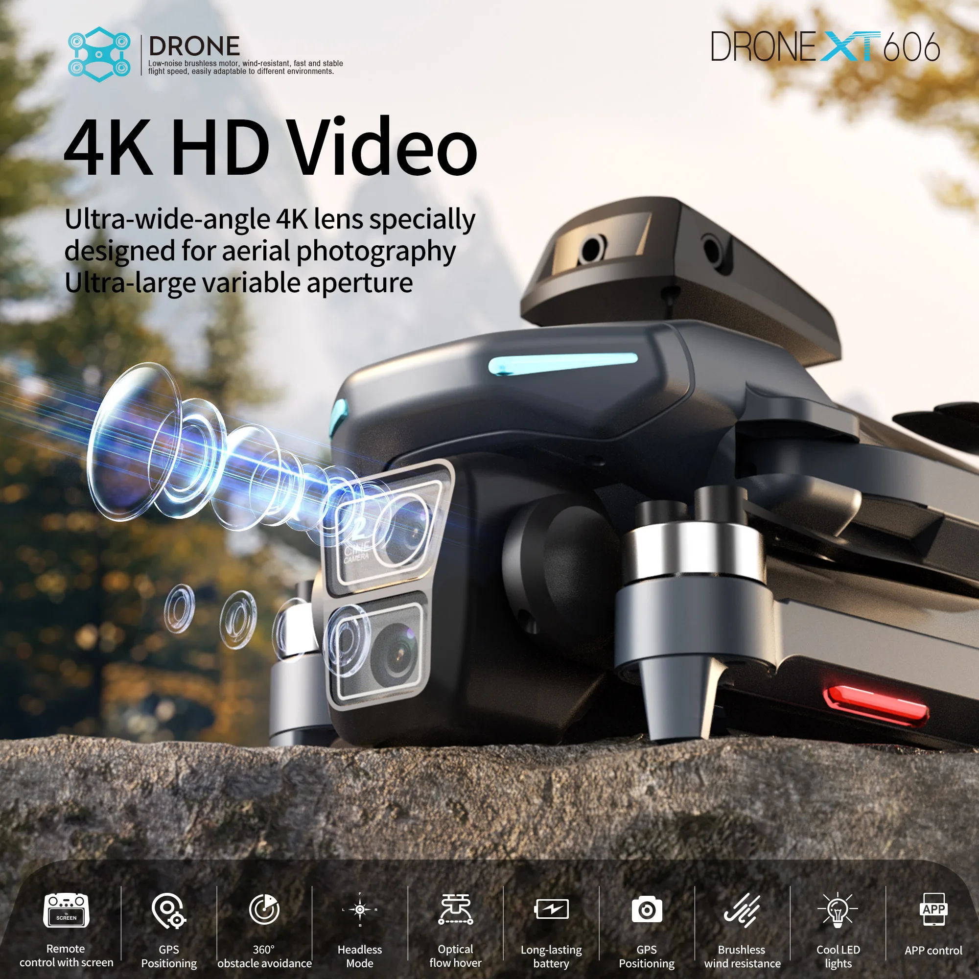 Original XT606 Drone Professio - đánh giá và giá Drone Multispectral