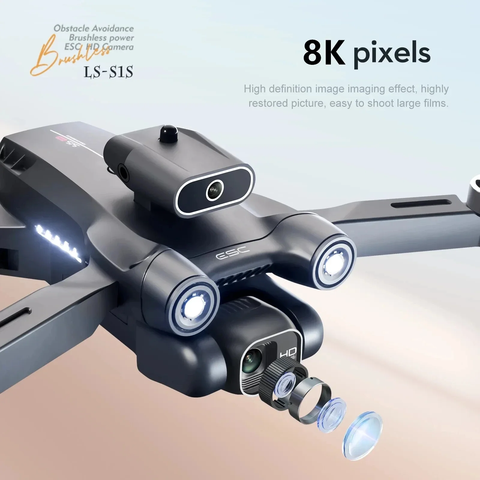 New S1S 5G GPS Drone Camera 8K - đánh giá và giá Drone Multispectral