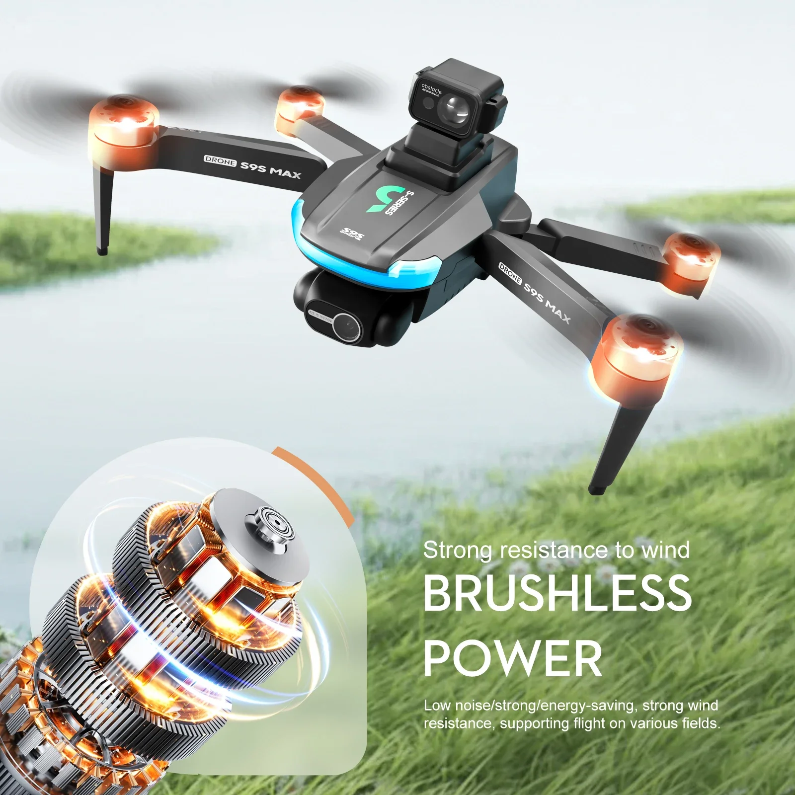 NEW S9S MAX MINI Drone 4K 2-Ax - đánh giá và giá Drone Mapping