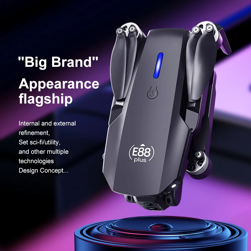 New E88 Plus Quadcopter Drone: - đánh giá và giá Drone Lidar