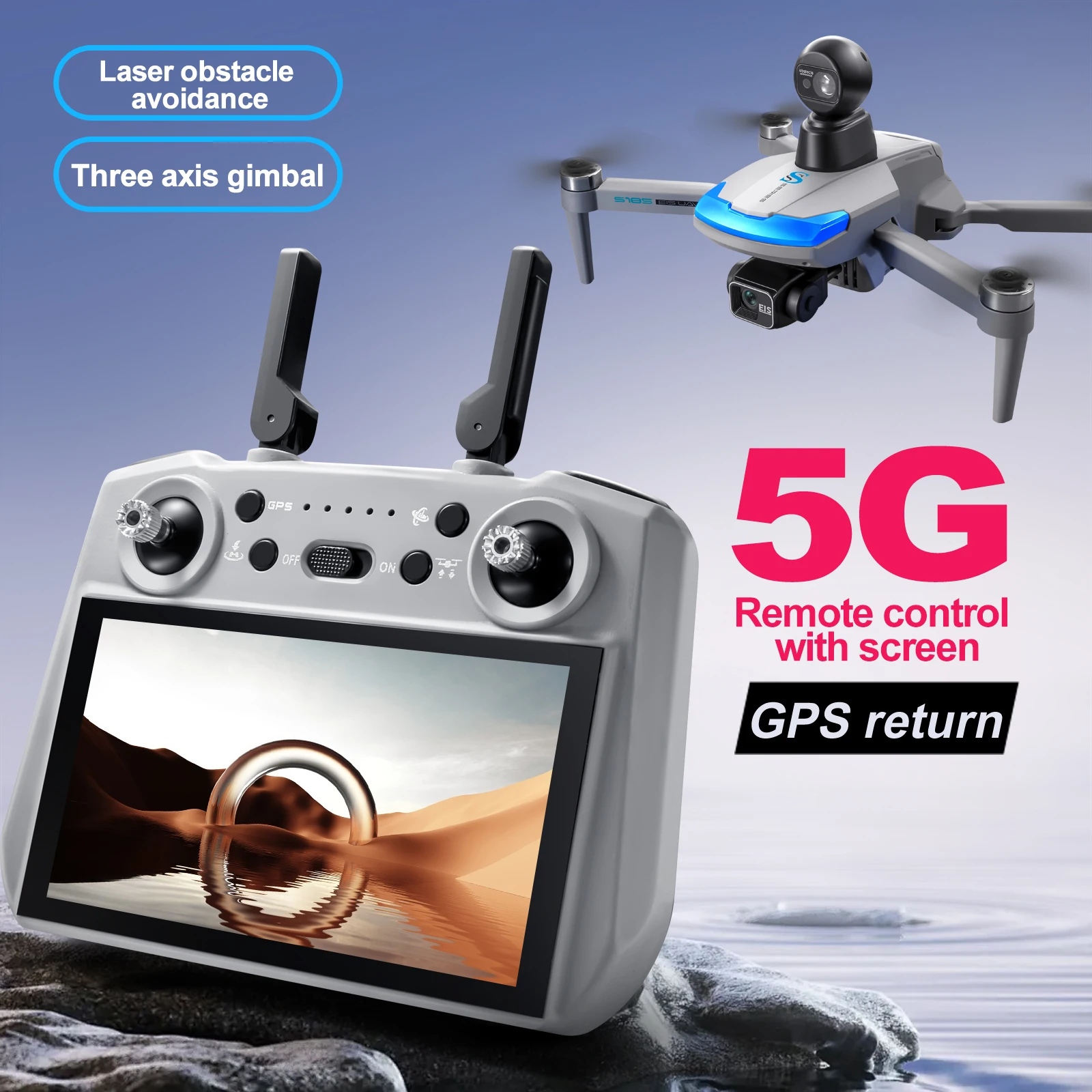 S185 Professional Drone 2.7K H - đánh giá và giá Drone Multispectral