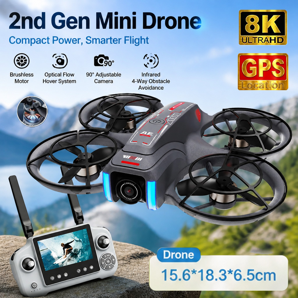 AE21 Mini Drone Toy 8K HD Dual - đánh giá và giá Drone Multispectral