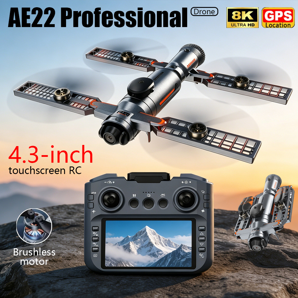 Upgraded AE22 PRO MAX Foldable - đánh giá và giá Drone Multispectral