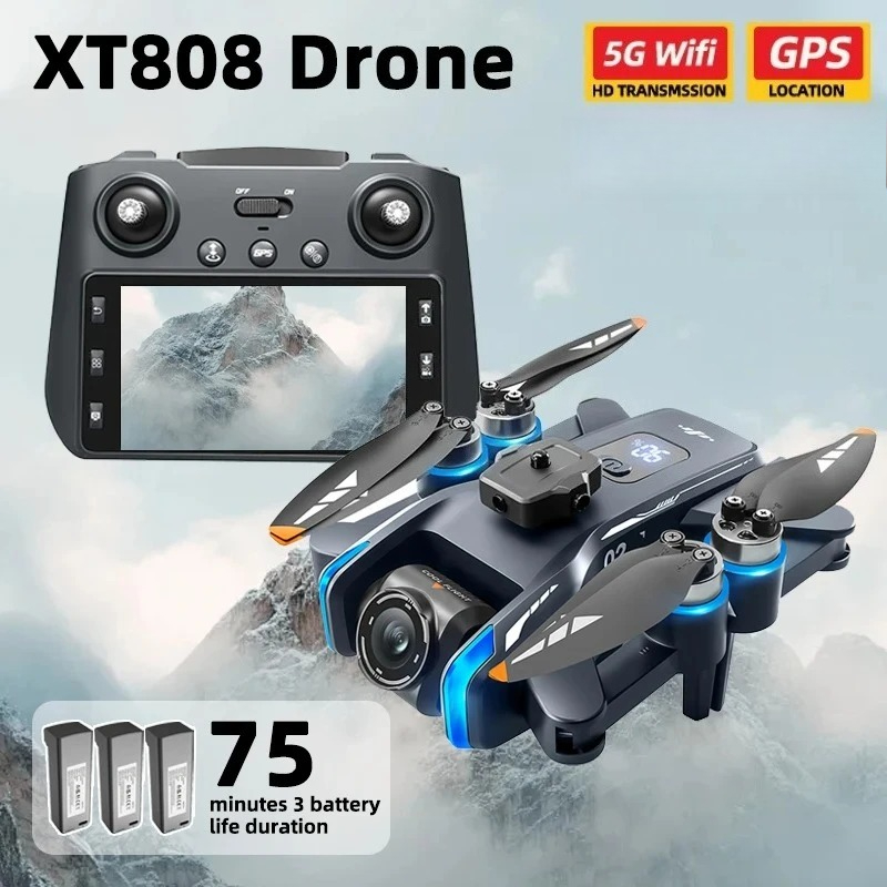 Original XT808 Pro MAX Drone 4 - đánh giá và giá Drone Surveying